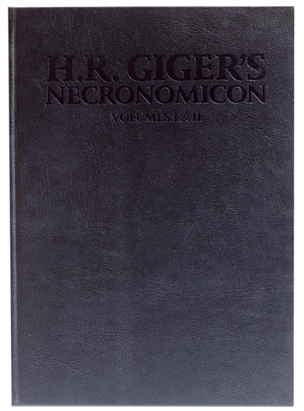 H.R. Giger Signed Limited Edition of ''Necronomicon Volumes I & II'' -- Near Fine Condition
